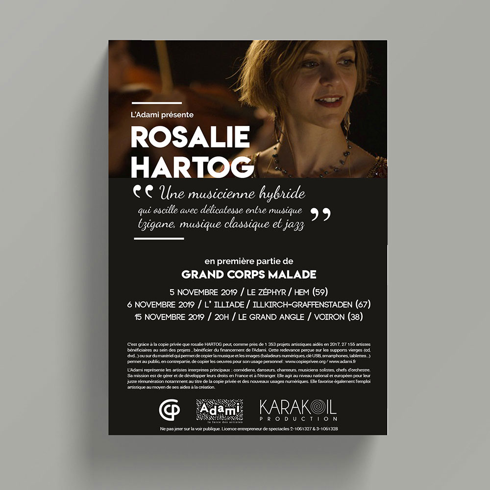 Flyer graphisme chic