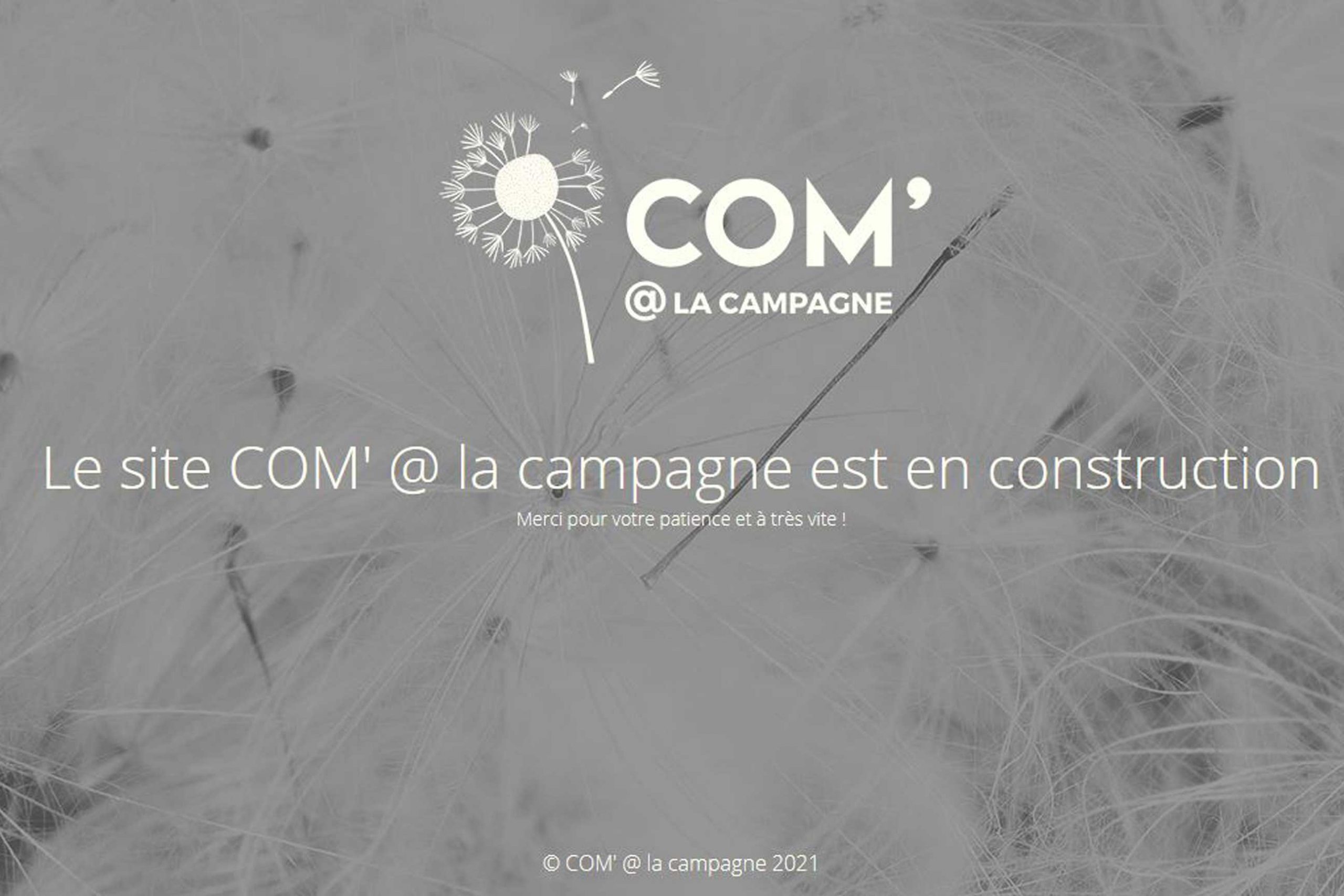 création site internet COM' @ la campagne