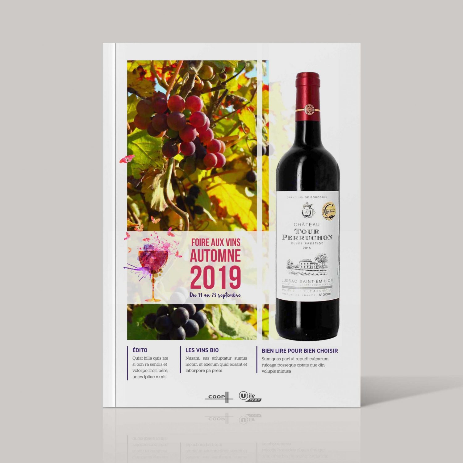 édition catalogue foire vins coop